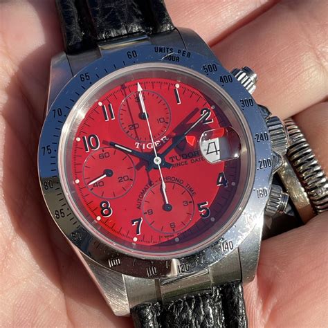 tudor reds|tudor red dial.